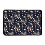 Floral Dream Catcher Pattern Print Kitchen Mat