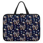 Floral Dream Catcher Pattern Print Laptop Sleeve With Handle