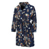 Floral Dream Catcher Pattern Print Men's Bathrobe