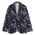 Floral Dream Catcher Pattern Print Men's Blazer