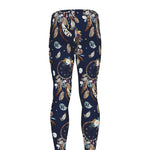 Floral Dream Catcher Pattern Print Men's leggings