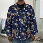 Floral Dream Catcher Pattern Print Men's Shirt Jacket