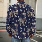 Floral Dream Catcher Pattern Print Men's Shirt Jacket