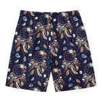 Floral Dream Catcher Pattern Print Men's Swim Trunks