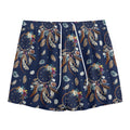 Floral Dream Catcher Pattern Print Mesh Shorts