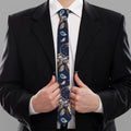 Floral Dream Catcher Pattern Print Necktie