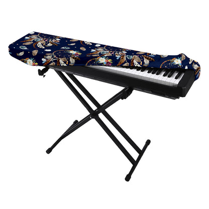 Floral Dream Catcher Pattern Print Piano Keyboard Cover