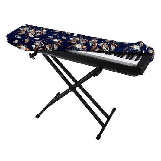 Floral Dream Catcher Pattern Print Piano Keyboard Cover