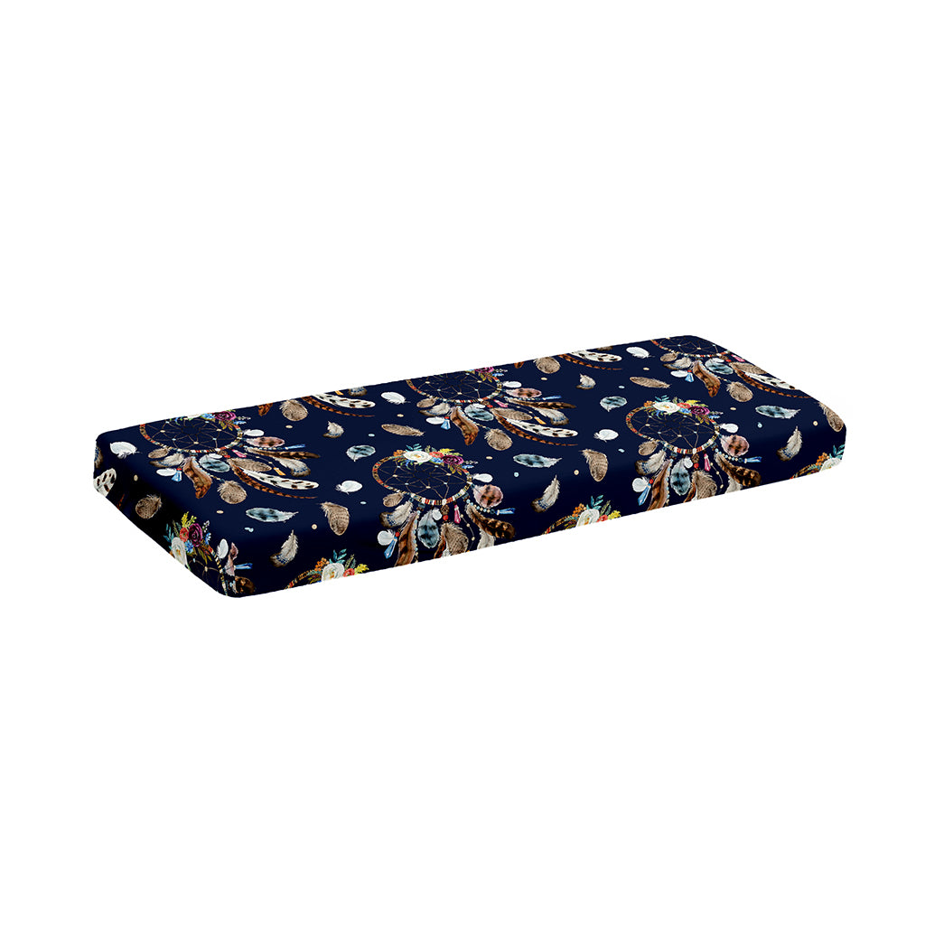 Floral Dream Catcher Pattern Print Piano Keyboard Cover