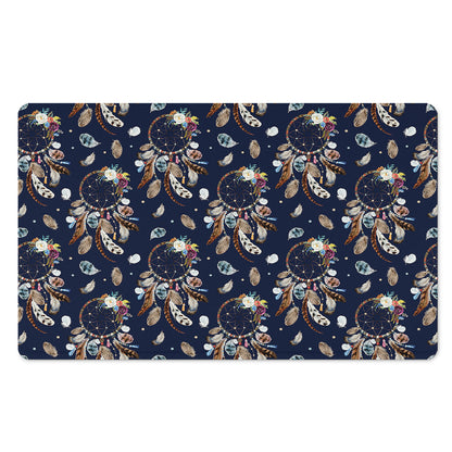 Floral Dream Catcher Pattern Print Polyester Doormat