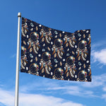 Floral Dream Catcher Pattern Print Polyester Flag