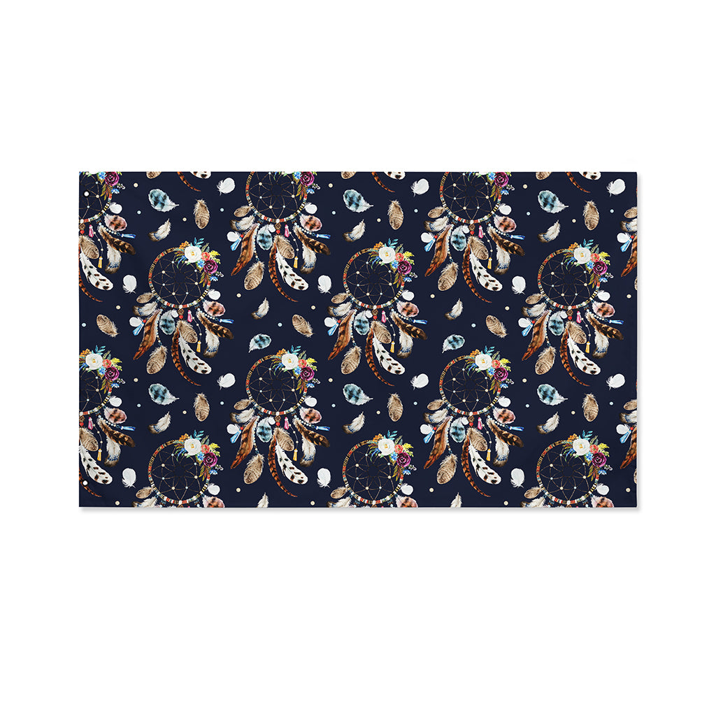 Floral Dream Catcher Pattern Print Polyester Flag