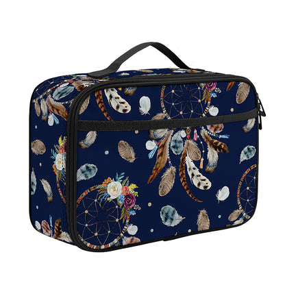 Floral Dream Catcher Pattern Print Portable Lunch Bag