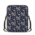 Floral Dream Catcher Pattern Print Rectangular Crossbody Bag