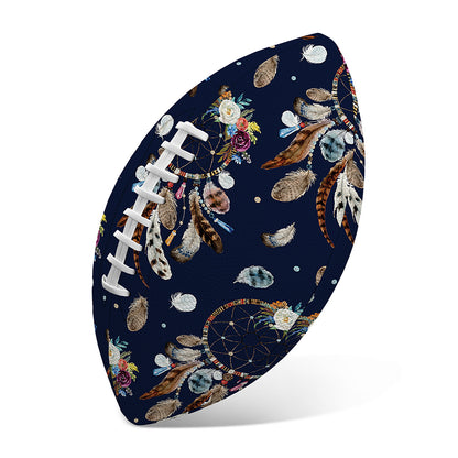 Floral Dream Catcher Pattern Print Rugby Ball