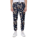 Floral Dream Catcher Pattern Print Scuba Joggers
