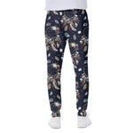 Floral Dream Catcher Pattern Print Scuba Joggers