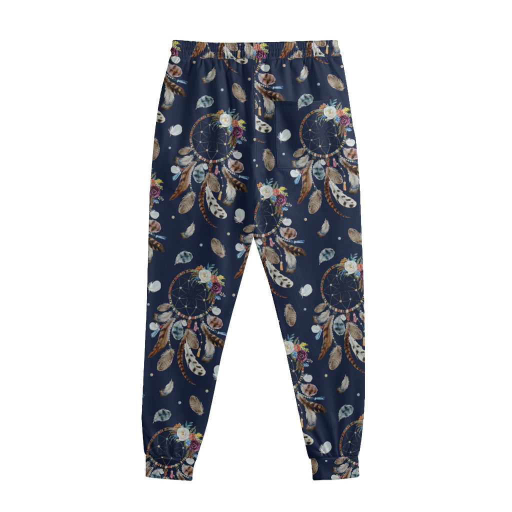 Floral Dream Catcher Pattern Print Sweatpants