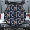 Floral Dream Catcher Pattern Print Tire Cover With Camera Hole