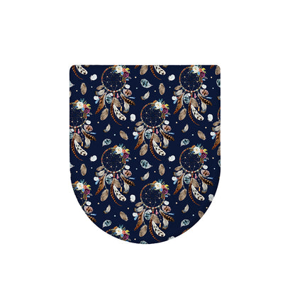 Floral Dream Catcher Pattern Print Toilet Lid Cover