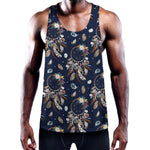 Floral Dream Catcher Pattern Print Training Tank Top