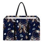 Floral Dream Catcher Pattern Print Utility Tote Bag
