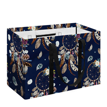Floral Dream Catcher Pattern Print Utility Tote Bag