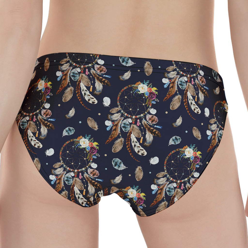 Floral Dream Catcher Pattern Print Women's Panties