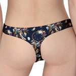 Floral Dream Catcher Pattern Print Women's Thong