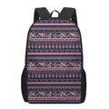 Floral Ethnic Pattern Print 17 Inch Backpack
