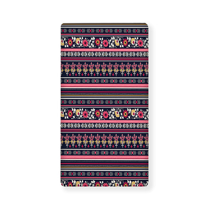 Floral Ethnic Pattern Print Baby Crib Sheet