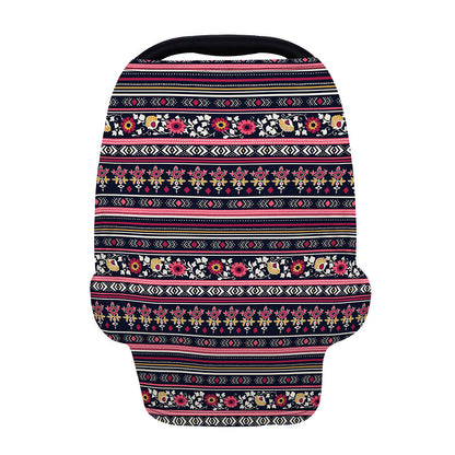 Floral Ethnic Pattern Print Baby Seat Cover