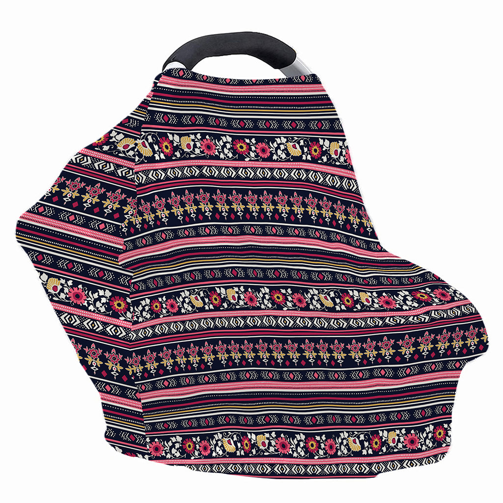 Floral Ethnic Pattern Print Baby Seat Cover