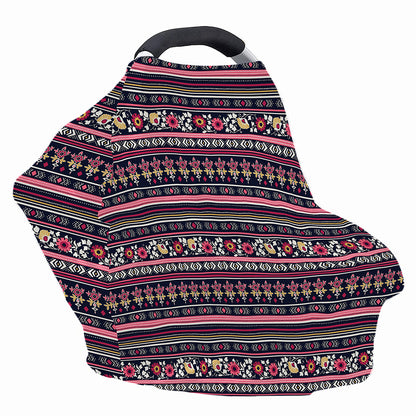 Floral Ethnic Pattern Print Baby Seat Cover