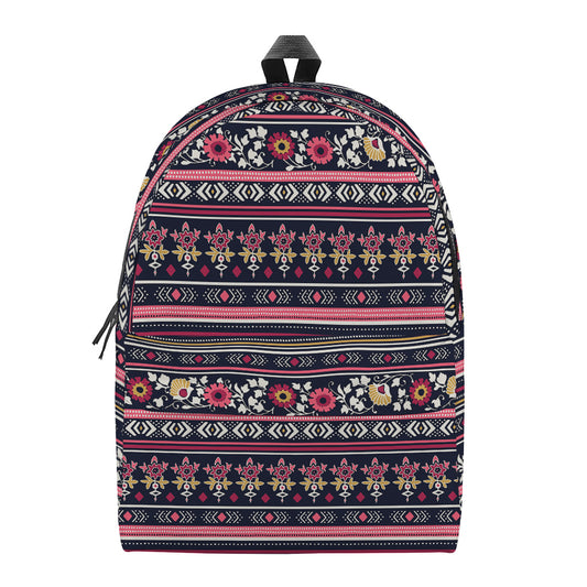 Floral Ethnic Pattern Print Backpack