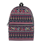 Floral Ethnic Pattern Print Backpack