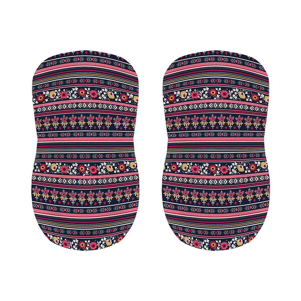 Floral Ethnic Pattern Print Bar Stool Covers