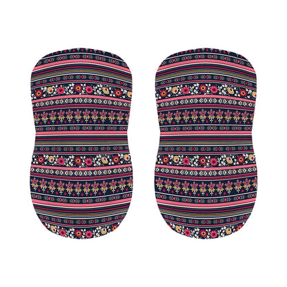 Floral Ethnic Pattern Print Bar Stool Covers