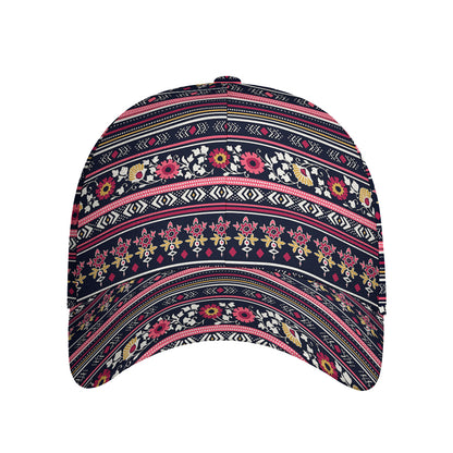 Floral Ethnic Pattern Print Baseball Cap