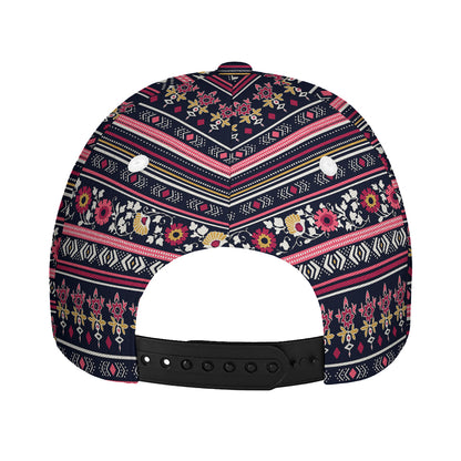 Floral Ethnic Pattern Print Baseball Cap