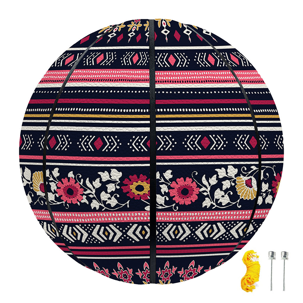 Floral Ethnic Pattern Print Basketball