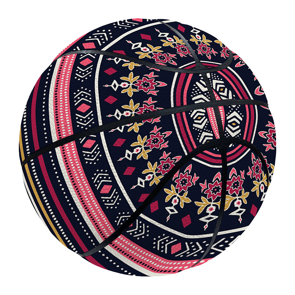 Floral Ethnic Pattern Print Basketball