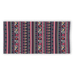 Floral Ethnic Pattern Print Beach Towel
