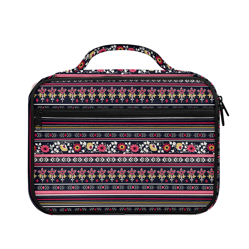 Floral Ethnic Pattern Print Briefcase Bible Bag