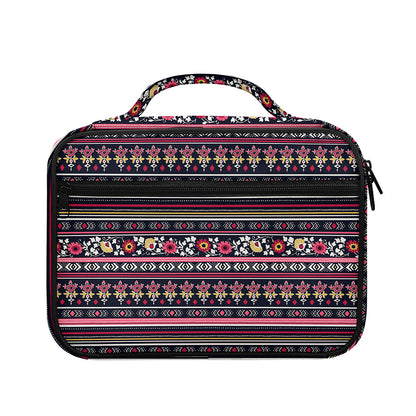Floral Ethnic Pattern Print Briefcase Bible Bag