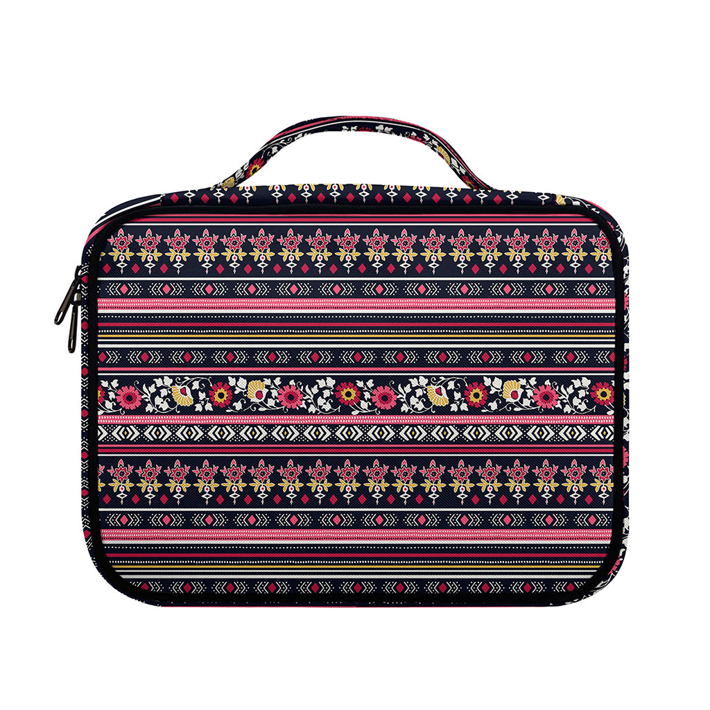 Floral Ethnic Pattern Print Briefcase Bible Bag