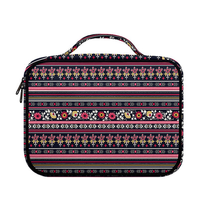 Floral Ethnic Pattern Print Briefcase Bible Bag
