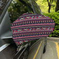 Floral Ethnic Pattern Print Car Side Mirror Covers