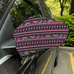 Floral Ethnic Pattern Print Car Side Mirror Covers