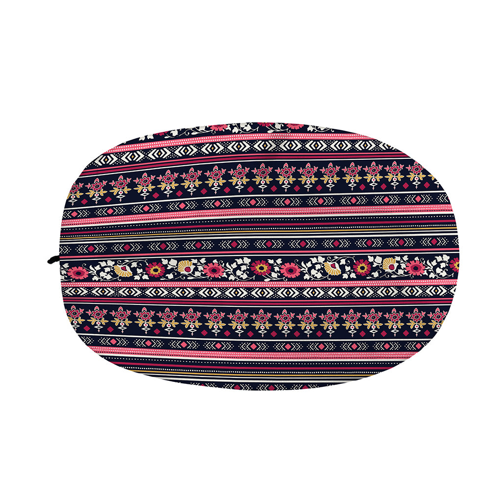 Floral Ethnic Pattern Print Car Side Mirror Covers